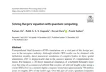 Solving Burgers’ equation with quantum computing